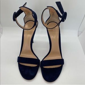 🖤🖤Gianvito Rossi Portofino 105 Suede Sandals🖤🖤 Black Friday